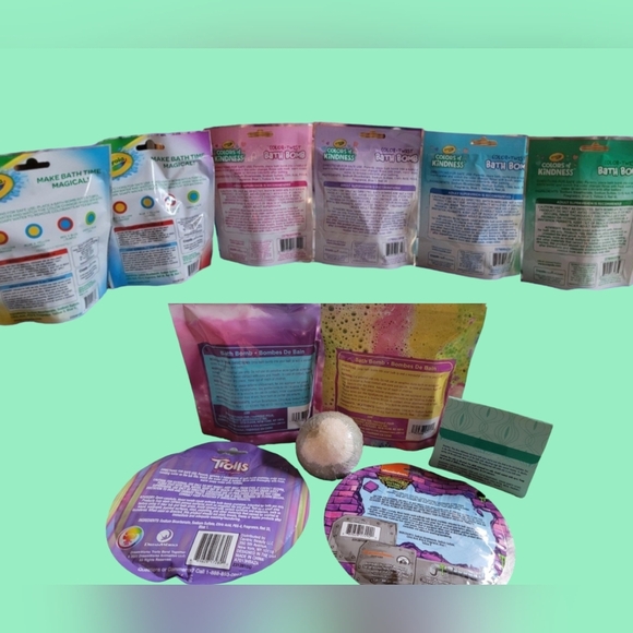 BIG LOT OF 12 BATH BOMBS AND FIZZY DUST ~ BRAND NEW ~ - Picture 5 of 5